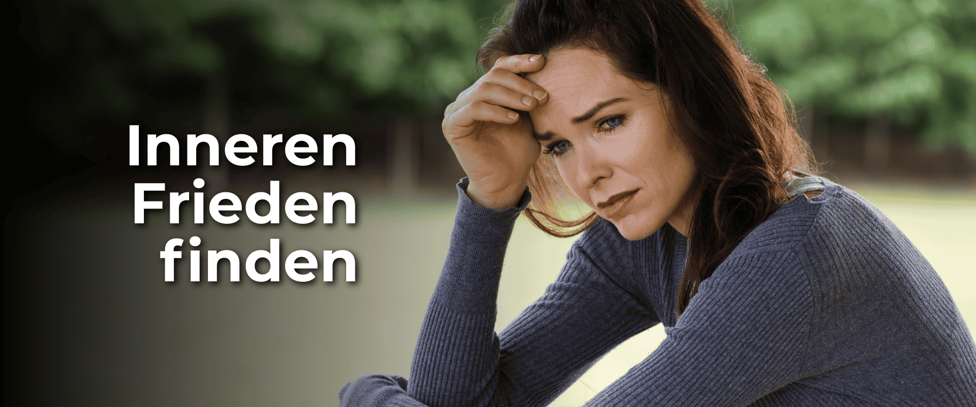 Nachdenkliche Frau