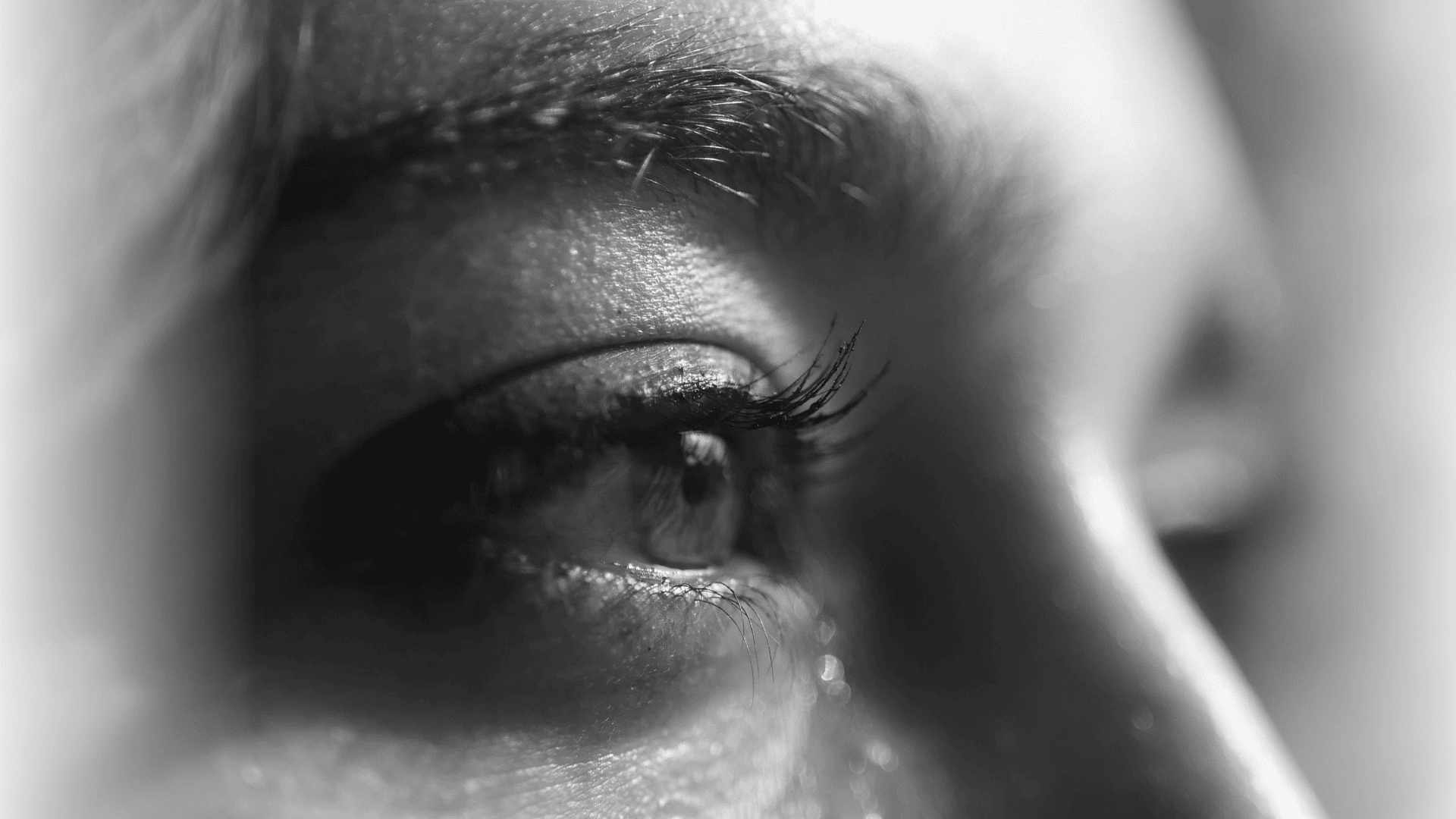 Auge einer Frau