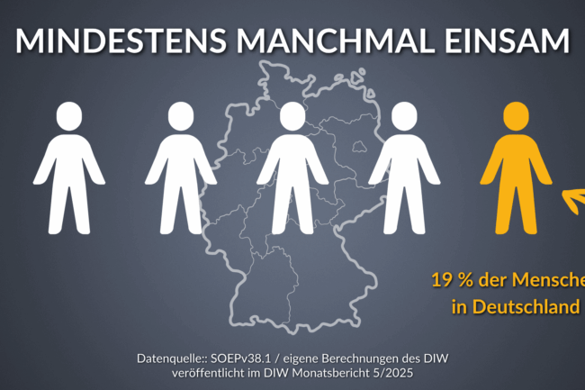 Infografik "19 % Einsamkeit"