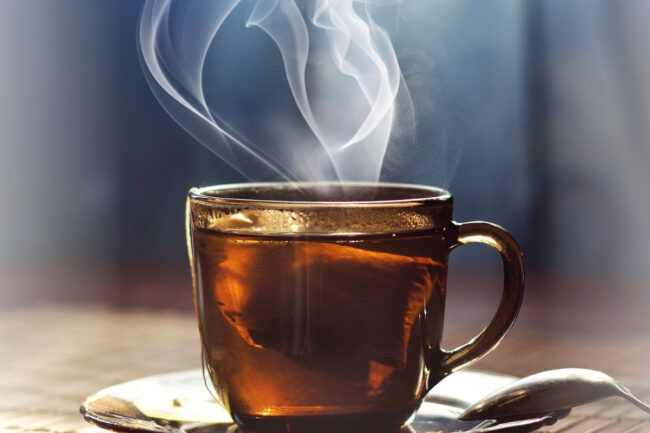 Tasse mit Tee